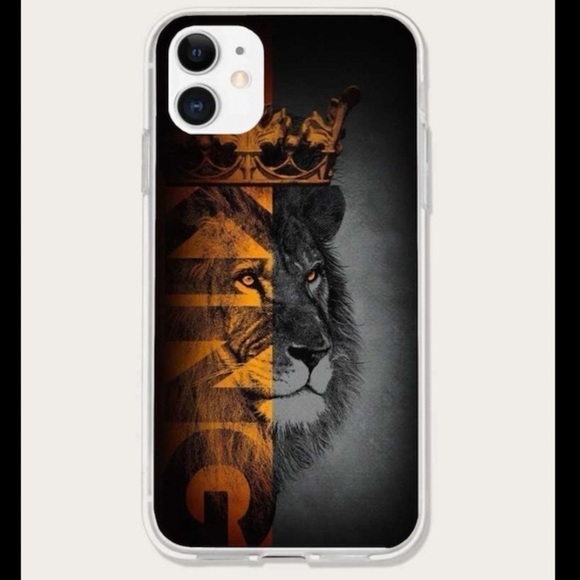Other - NEW!! Lion Black iPhone Case 11/12/12Pro Max
